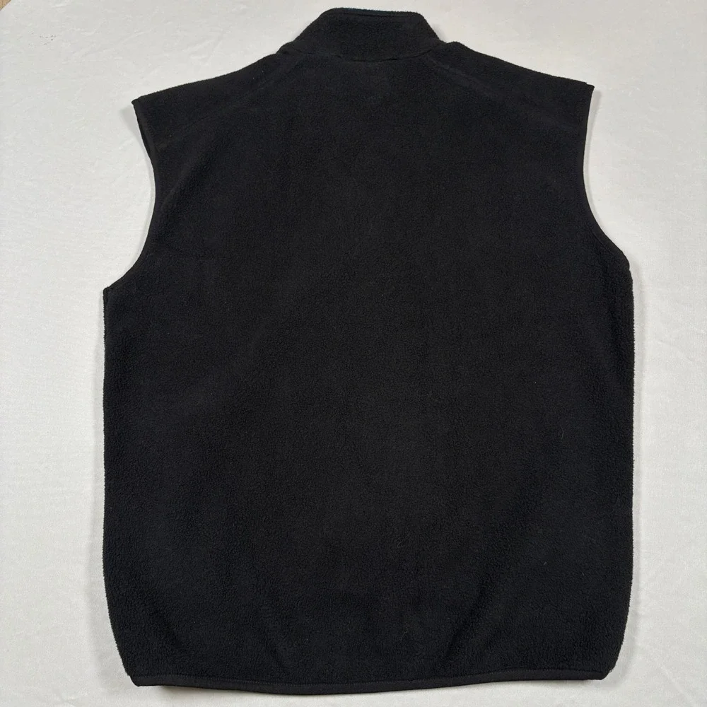 Vtg The North Face Denali Fleece Vest Mens M Black Blue Polartec Made in USA 90s